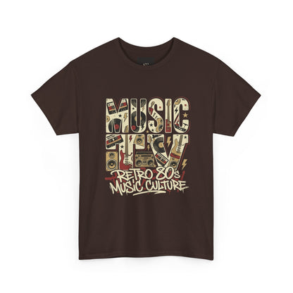 Retro 80s Music Culture tee | Vintage music graphic T-Shirt