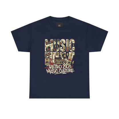 Retro 80s Music Culture tee | Vintage music graphic T-Shirt