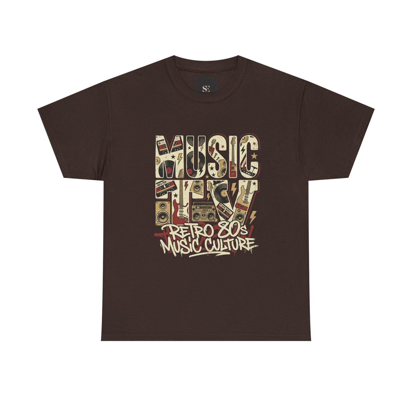 Retro 80s Music Culture tee | Vintage music graphic T-Shirt