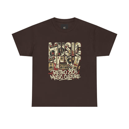 Retro 80s Music Culture tee | Vintage music graphic T-Shirt