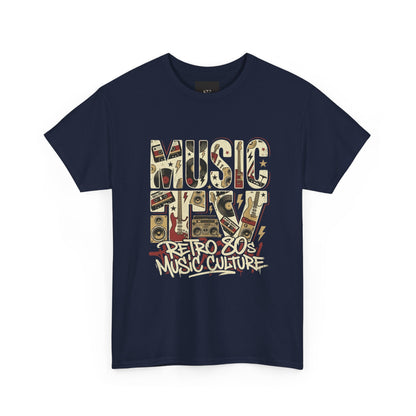 Retro 80s Music Culture tee | Vintage music graphic T-Shirt