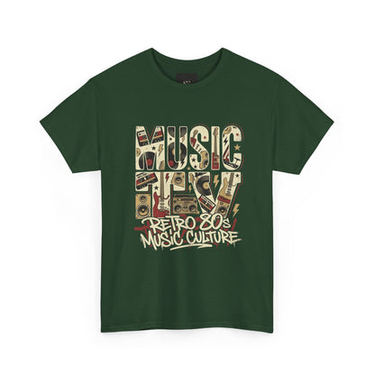 Retro 80s Music Culture tee | Vintage music graphic T-Shirt