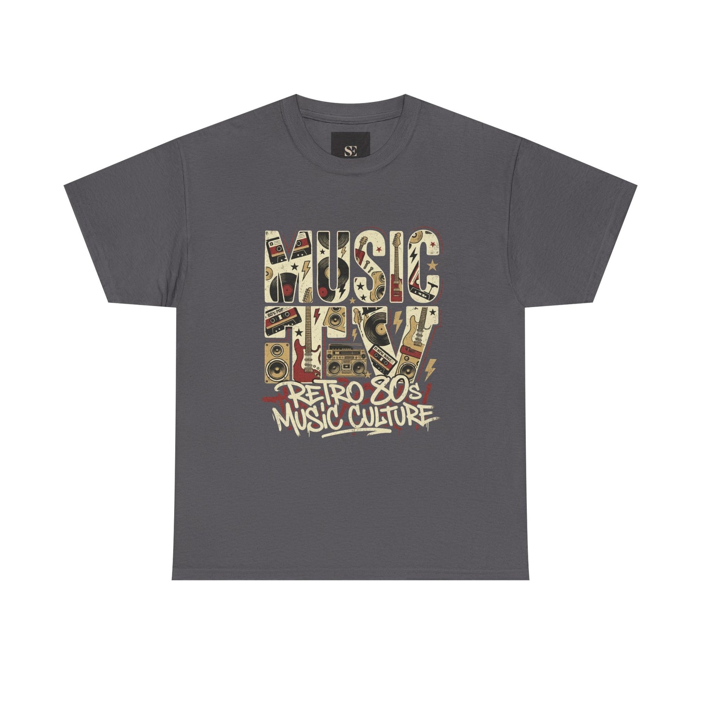 Retro 80s Music Culture tee | Vintage music graphic T-Shirt