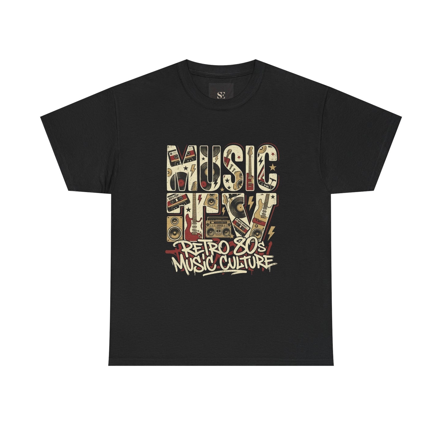 Retro 80s Music Culture tee | Vintage music graphic T-Shirt