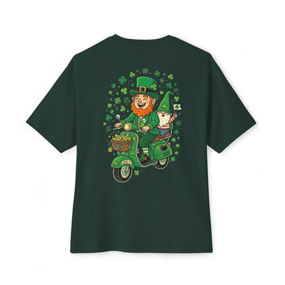 Leprechaun on Vespa Tee | St. Patrick's Day Shamrock Scooter Shirt